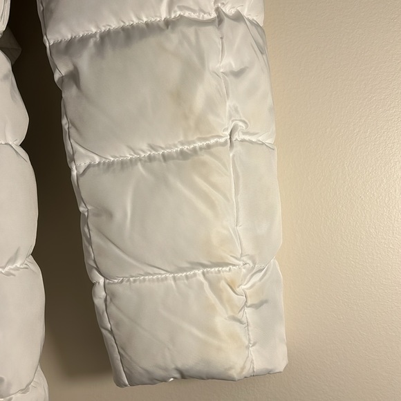 Tommy Hilfiger Ladies Women Belted Puffer Jacket Coat White US Size M - Picture 12 of 14